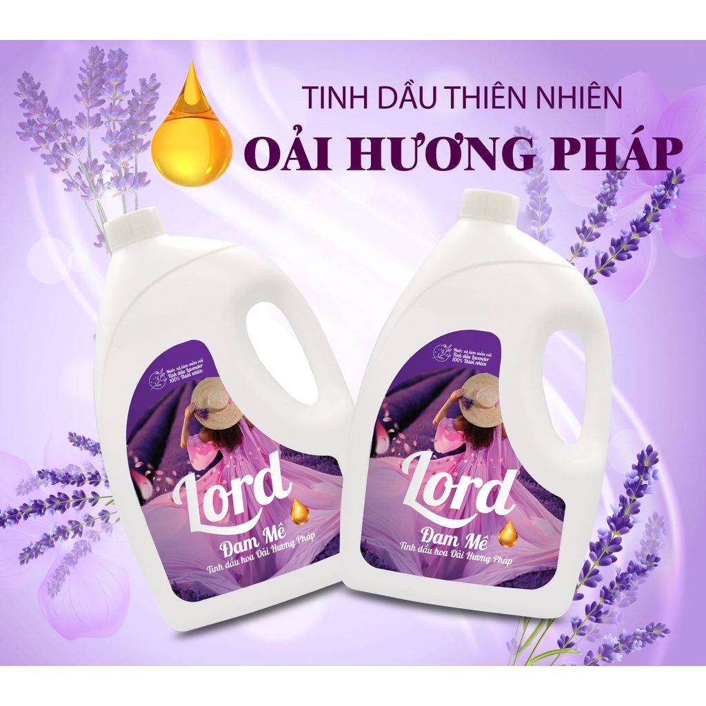 Xả vải Lord đam mê hoa oải hương (tím) 3kg