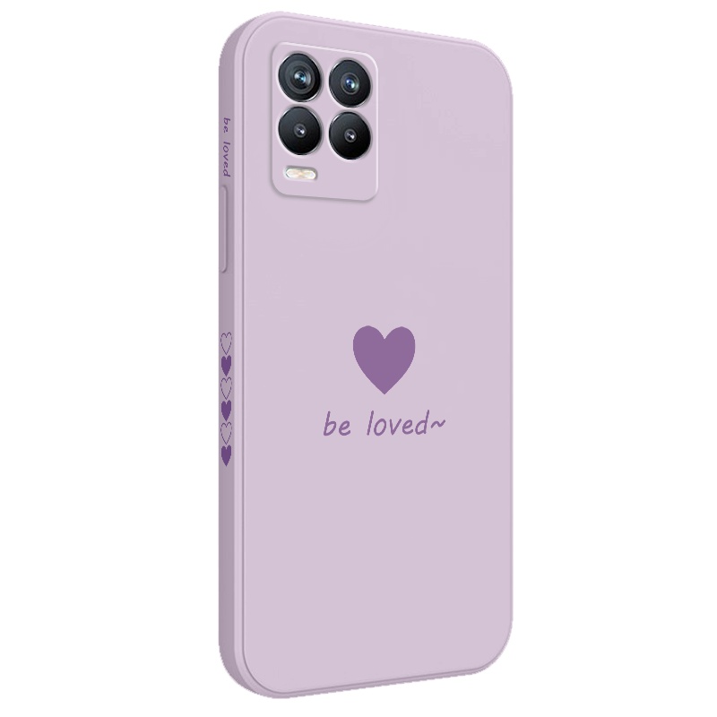 Ốp Điện Thoại Silicone Dẻo In Họa Tiết Trái Tim Đơn Giản Cho Realme 8 8i Pro 4G 5G