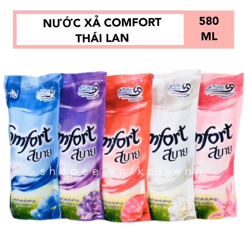 Nước Xả Vải Comfort 580ml Thái Lan (Chọn Màu)