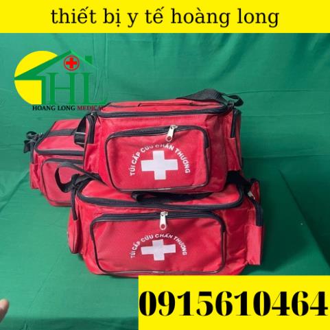 Túi Cứu Thương Màu Đỏ Cỡ Đại 34x22x22cm - Túi Y Tế