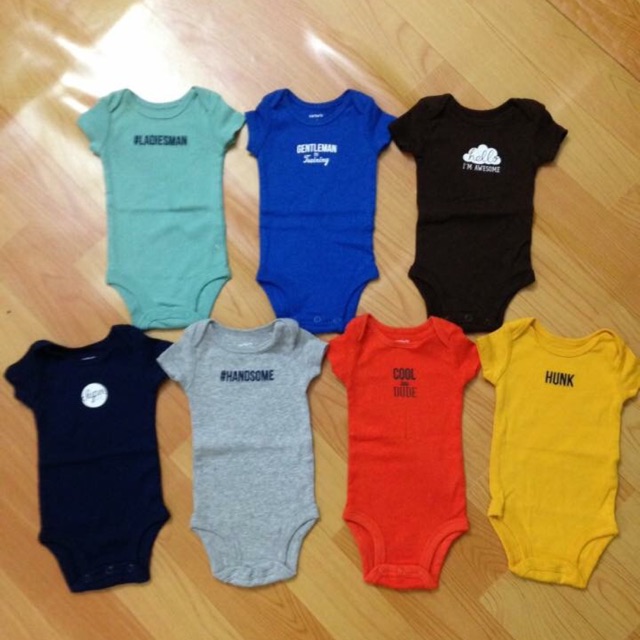 🌸Set 7 bodysuit newborn