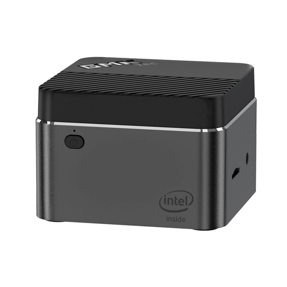 Mini PC. Máy tính để bàn mini GMK siêu nhỏ 4 Nhân 2.0GHz đến 2.7GHz 8GB RAM 120G SSD M.2 Đồ họa Intel HD 600