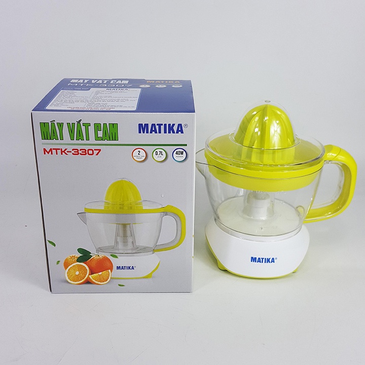 [Mã ELHA22 giảm 5% đơn 300K] Máy vắt cam , Máy ép cam chuyên dụng Matika MTK-3307 700ml ( Bảo hành 12 tháng )