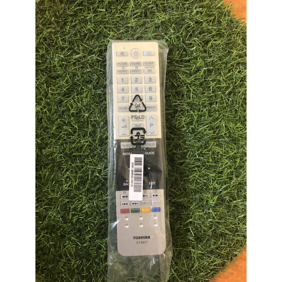 Điều khiển tivi Toshiba CT-8517 loại tốt zin theo máy - tặng kèm pin chính hãng - Remote TV toshiba CT-8517 DÒNG U7750