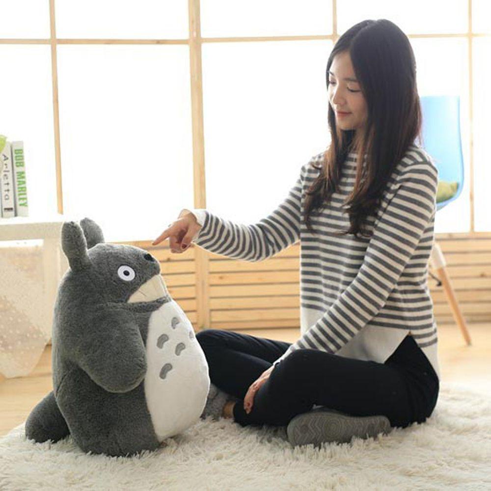 Thú Nhồi Bông Hình Nhân Vật Hoạt Hình Totoro Lá Sen Phong Cách Nhật Bản