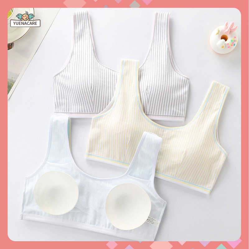 Áo lót vải cotton Thoáng Khí Dễ Thương 12-16 Tuổi Dành Cho Bé Gái