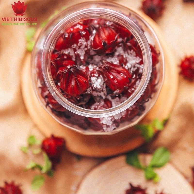 Hoa atiso đỏ tươi [LOẠI ĐÃ TÁCH HẠT] - Hibiscus - Bụp giấm