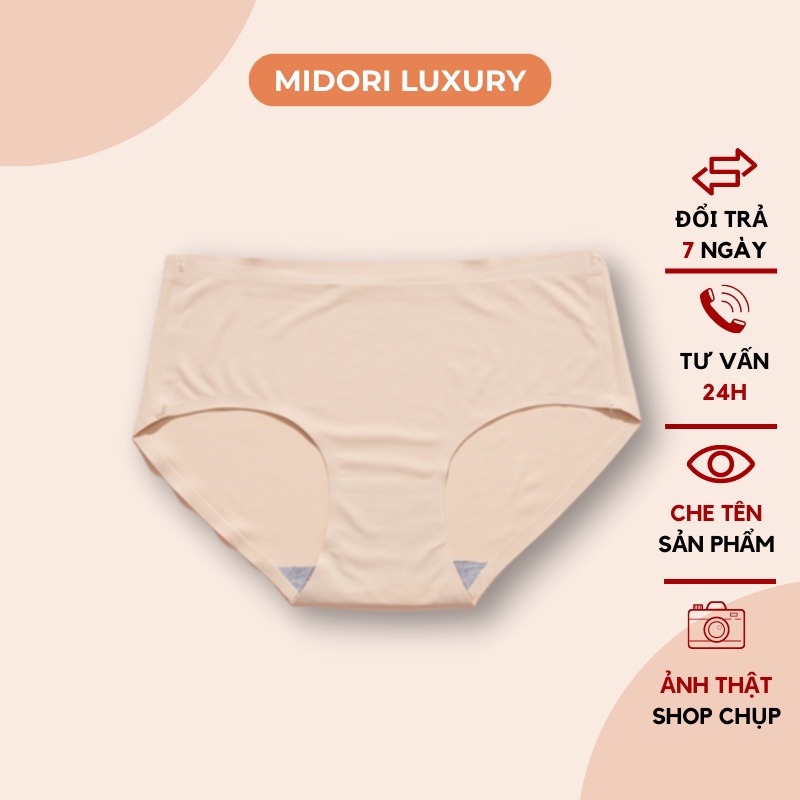 Quần lót nữ đúc su không đường may mềm mịn mát co dãn thoáng mát không lộ viền khi mặc quần bó