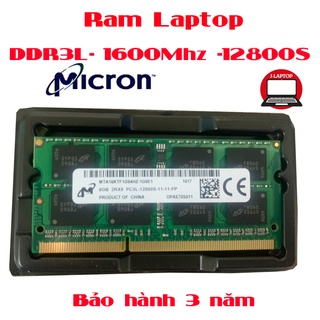 Ram laptop micron 8g ddr3l 1600mhz pc3l - 12800s