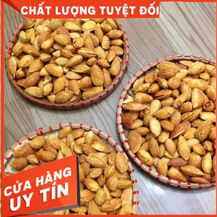 Hạt Hạnh Nhân Rang Bơ Mỹ Nứt Vỏ Giảm Mỡ Đẹp Da 500g