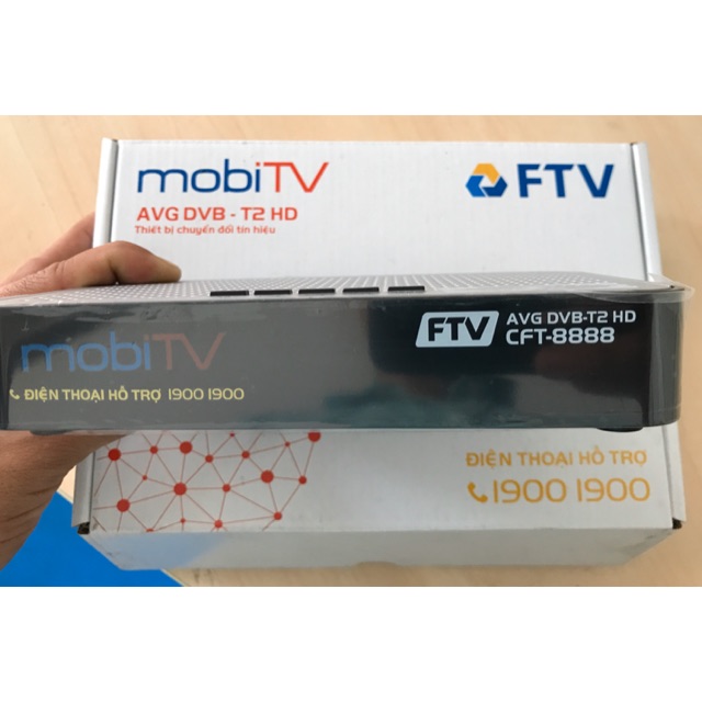 đầu thu DVB-T2 FTV chính hãng mobiTV tặng kèm 1t gói cao cấp