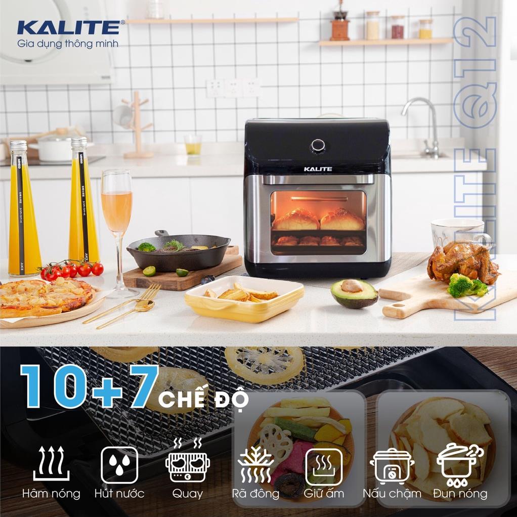 ◊❖Nồi chiên không dầu Kalite KL 1200, công suất 1800W, dung tích 12L, đa chức năng nướng, rã đông bảo hành 24 tháng