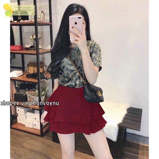 Quần giả váy 2 tầng  VAYDO thần thánh siêu đẹp 2020 hàn quốc dành cho nữ siêu hot korea Siêu phẩm MT697