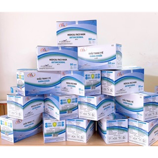 [CHÍNH HÃNG] Hộp 50 cái khẩu trang y tế 4 lớp lọc Nam Anh