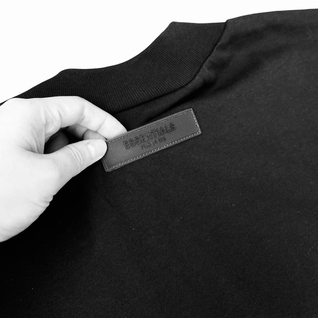 Áo thun Essential v2 đen/linen/oatmeal