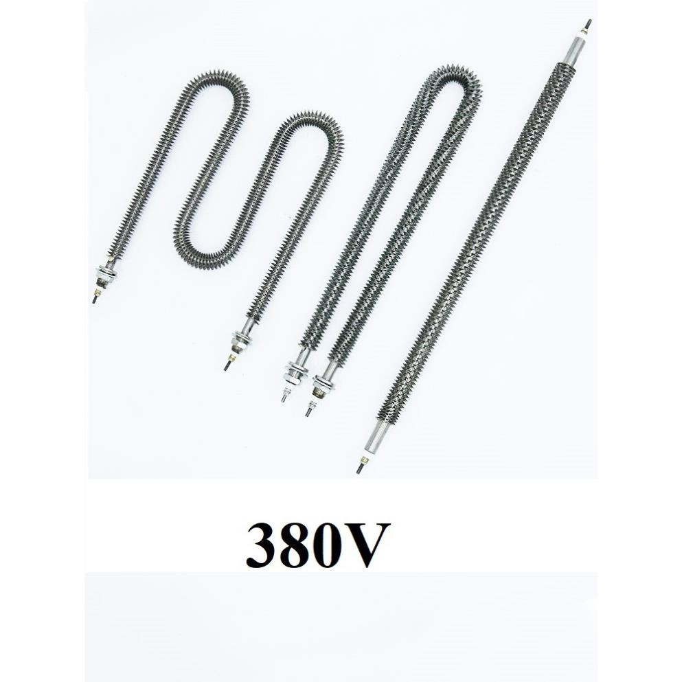 380V - 50cm Thanh nhiệt U sấy điện trở sấy khô không khí gia nhiệt cánh tản đốt nóng