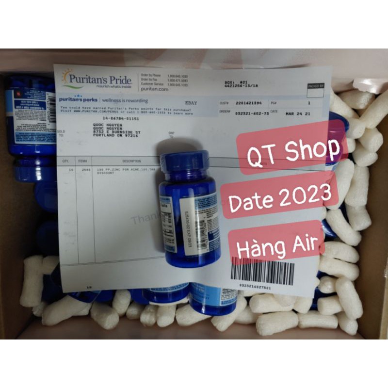 [Mã SR14MAY5 giảm 20K đơn 50K] Viên bổ sung kẽm trị mụn Zinc For Acne 100 viên | BigBuy360 - bigbuy360.vn