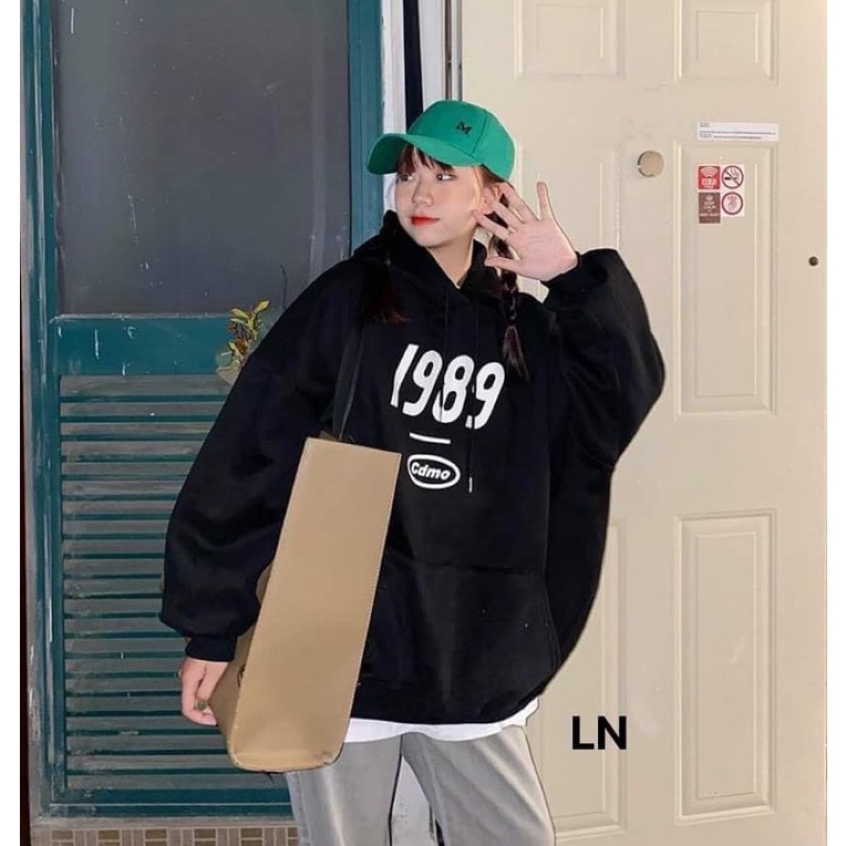 Áo hoodie nỉ cotton 1989 LN12
