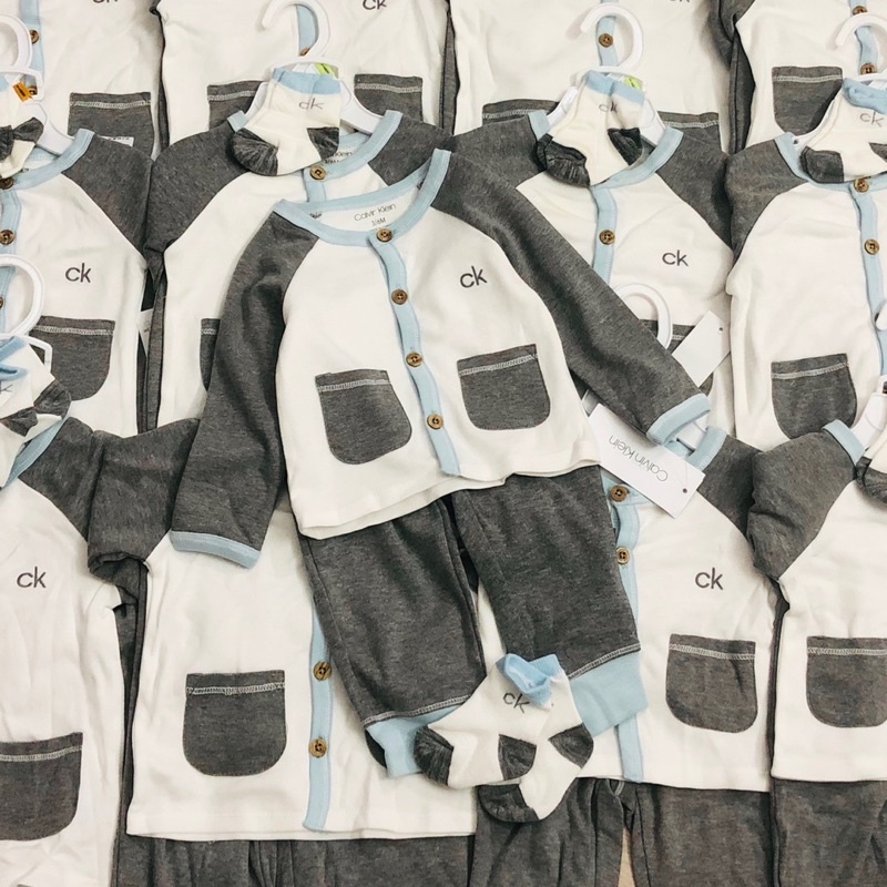 Bộ bé trai cotton len siêu xinh