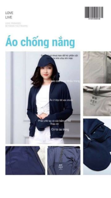 BÁN SỈ ÁO NẮNG NỮ 2 LỚP VẢI LÀM MÁT ANTISUN | BigBuy360 - bigbuy360.vn