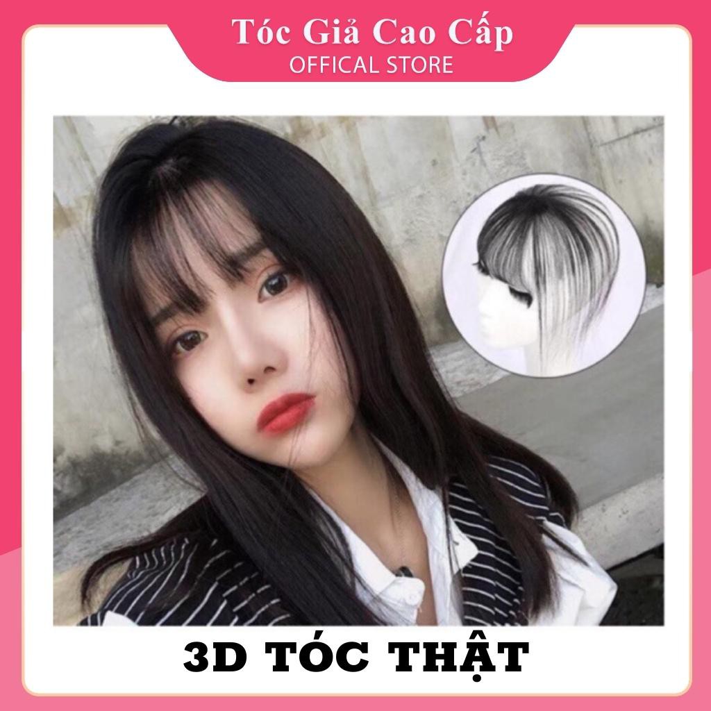 [ 3D TÓC THẬT ] Mái thưa che hói làm bằng tóc thật 360 độ