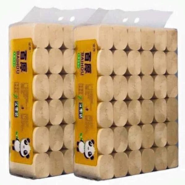 Sỉ bịch 36 cuộn giấy vệ sinh gấu trúc siêu tiện dụng