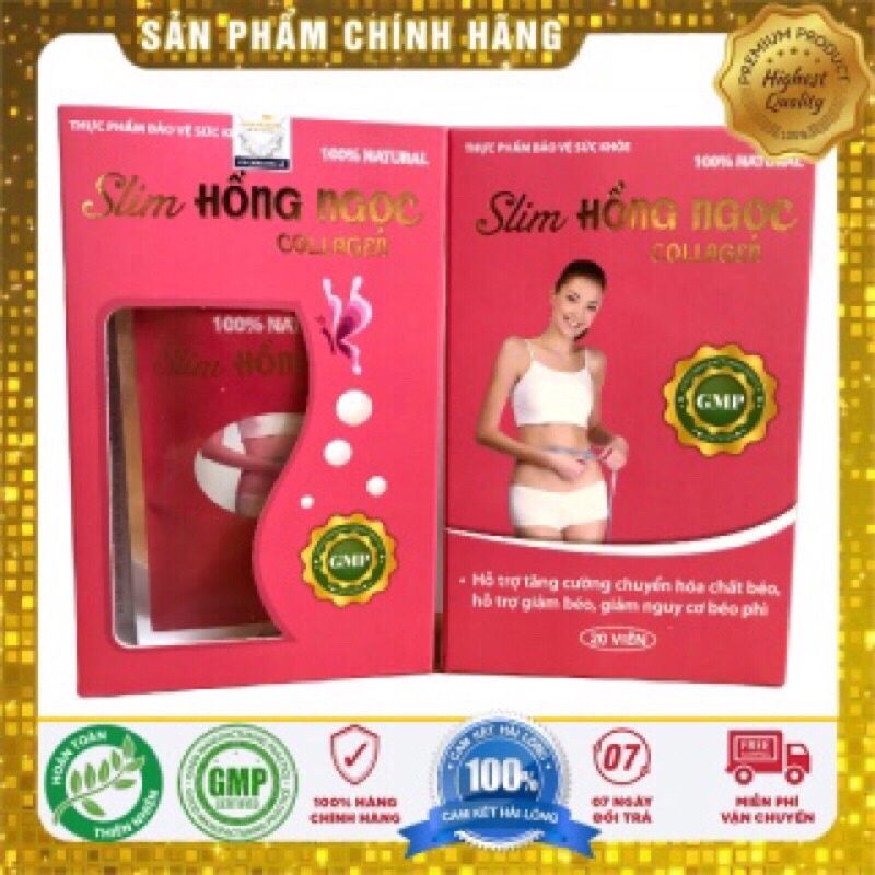 Giảm cân Hồng Ngọc slim collagen
