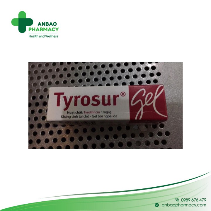 Kemhỗ trợị và phòng ngừa nhiễm khuẩn vết thương Tyrosur (5g)