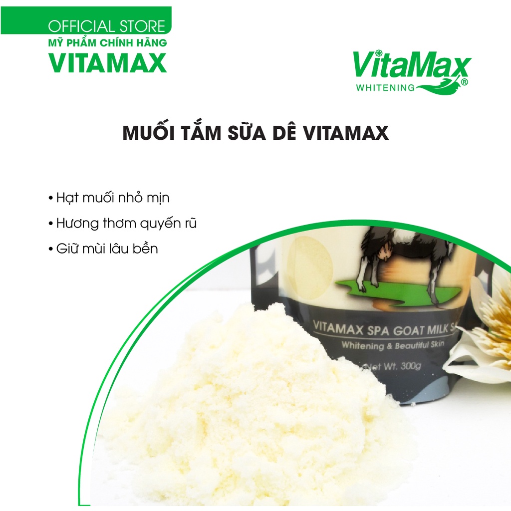 [CHÍNH HÃN] MUỐI TẮM KHOÁNG SỮA DÊ VITAMAX (Làm trắng và đẹp da)- Thái Lan