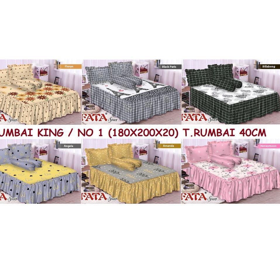 Bán Hàng QS Fata Khăn Trải Giường Có Tua Rua Kích Thước Mới King B2 7WS