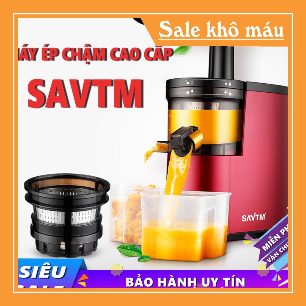 MÁY ÉP TRÁI CÂY TỐC ĐỘ CHẬM SAVTM JE-07 [BẢO HÀNH 6 THÁNG - GIÁ TỐT]