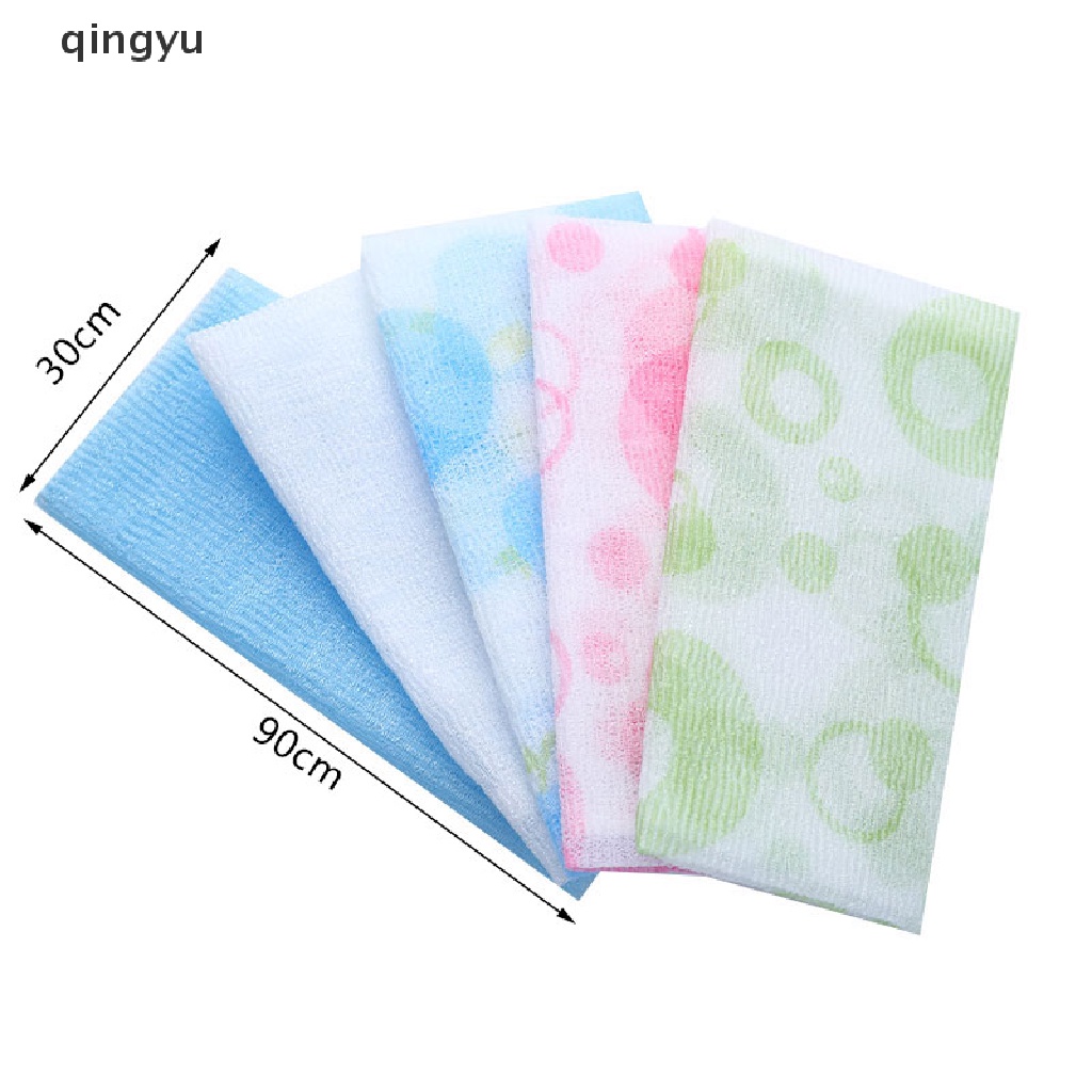 Qingyu Khăn Tắm Tẩy Tế Bào Chết Toàn Thân Bằng Nylon