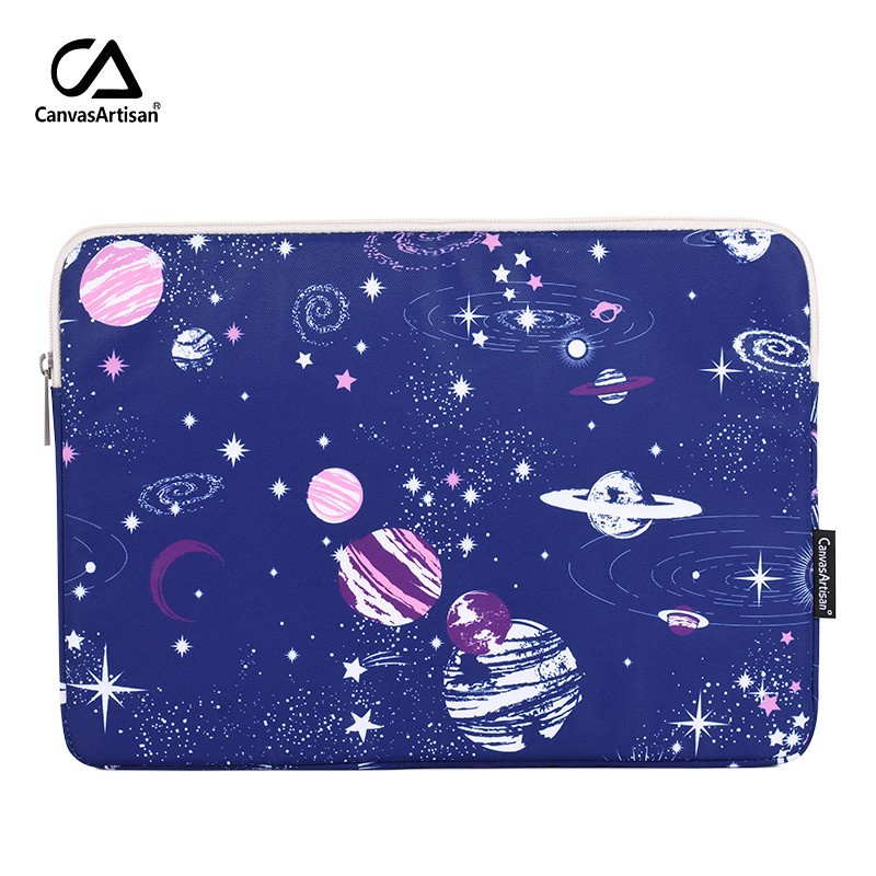 CanvasArtisan Túi đựng máy tính họa tiết vũ trụ chống nước cho Surface Air Pro 11 12 13 14 15 inch