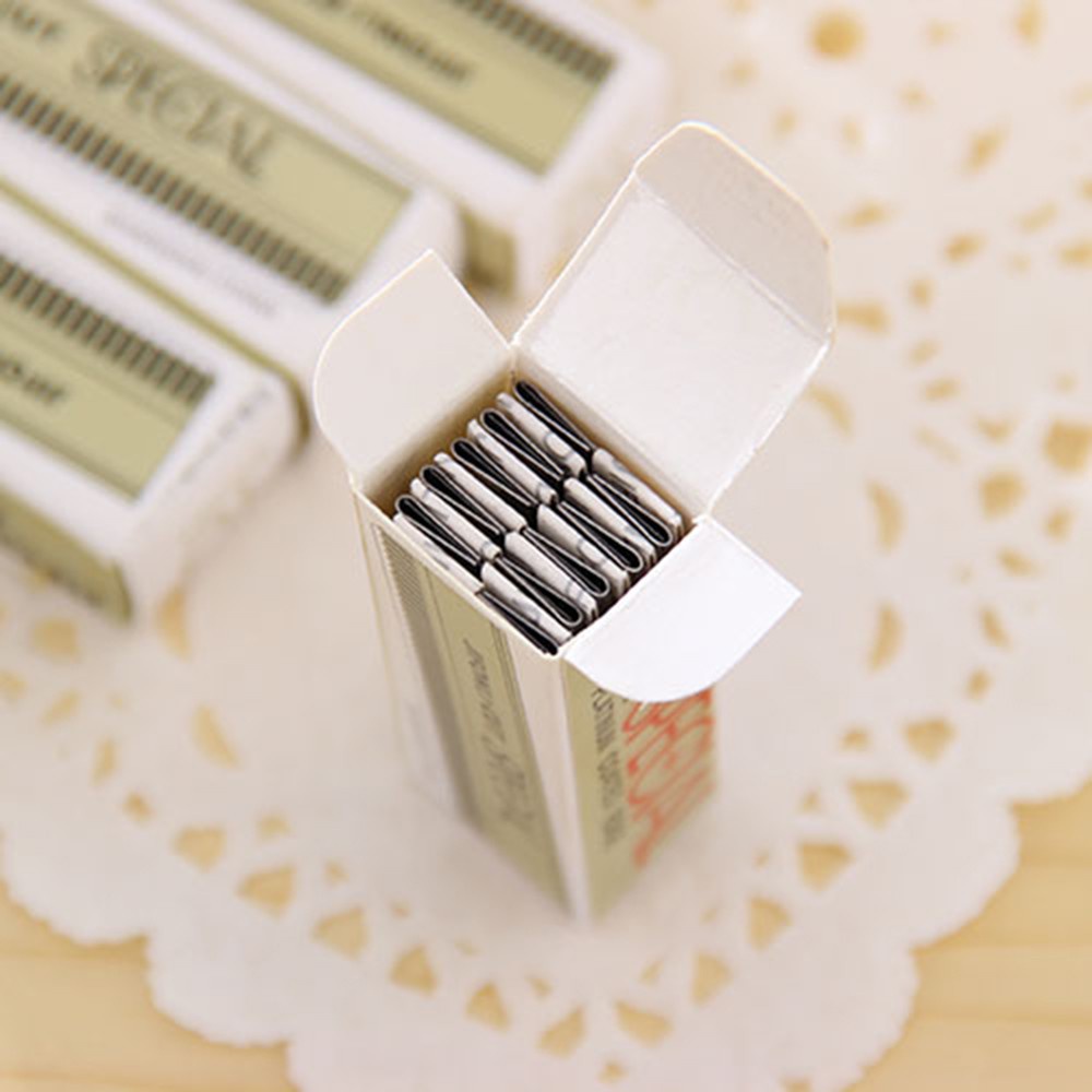 [Hàng mới về] Bộ 10 thanh cạo lông mày bằng thép không gỉ cho người mới bắt đầu