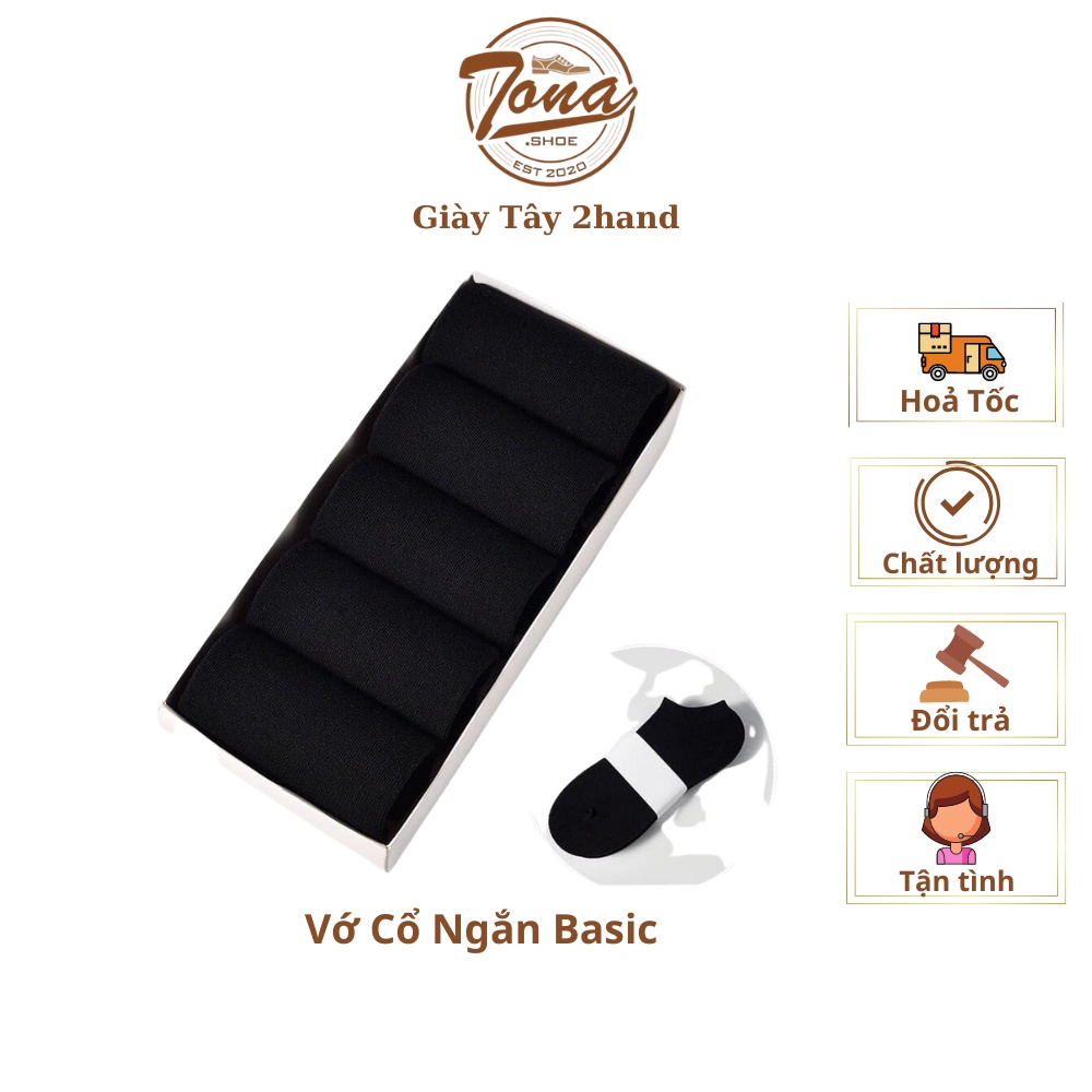 [FREESHIP] Vớ Cổ Ngắn Unisex Cotton Co Giãn Hút Mồ Hôi, Khử Mùi Êm Chân Phù Hợp Cho Mọi Loại Giày