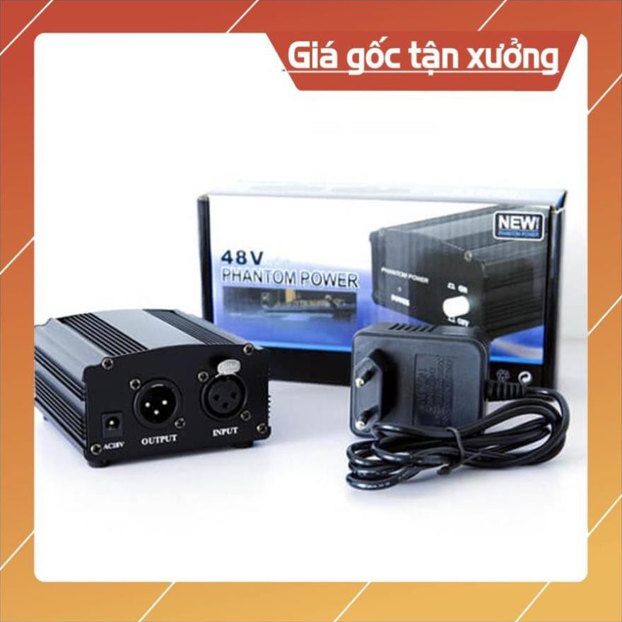 Nguồn Phantom 48v cho micro thu âm các dòng Micro Takstar K320,Micro Takstar K200