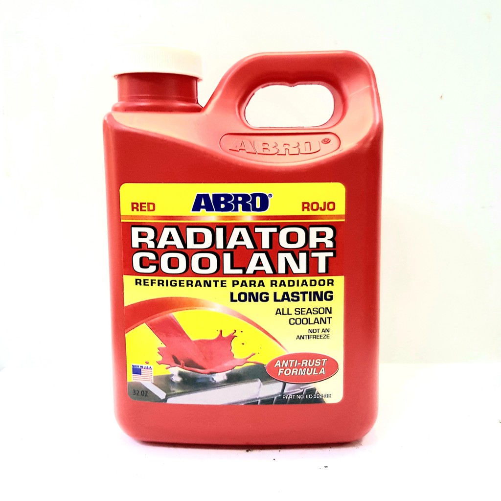 Nước Làm Mát Động Cơ Ô Tô ABRO ENGINE COOLANT Xanh / Đỏ 1L