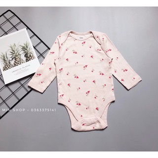 Body chip Old Navy dài tay ( hồng hoa) - đủ size