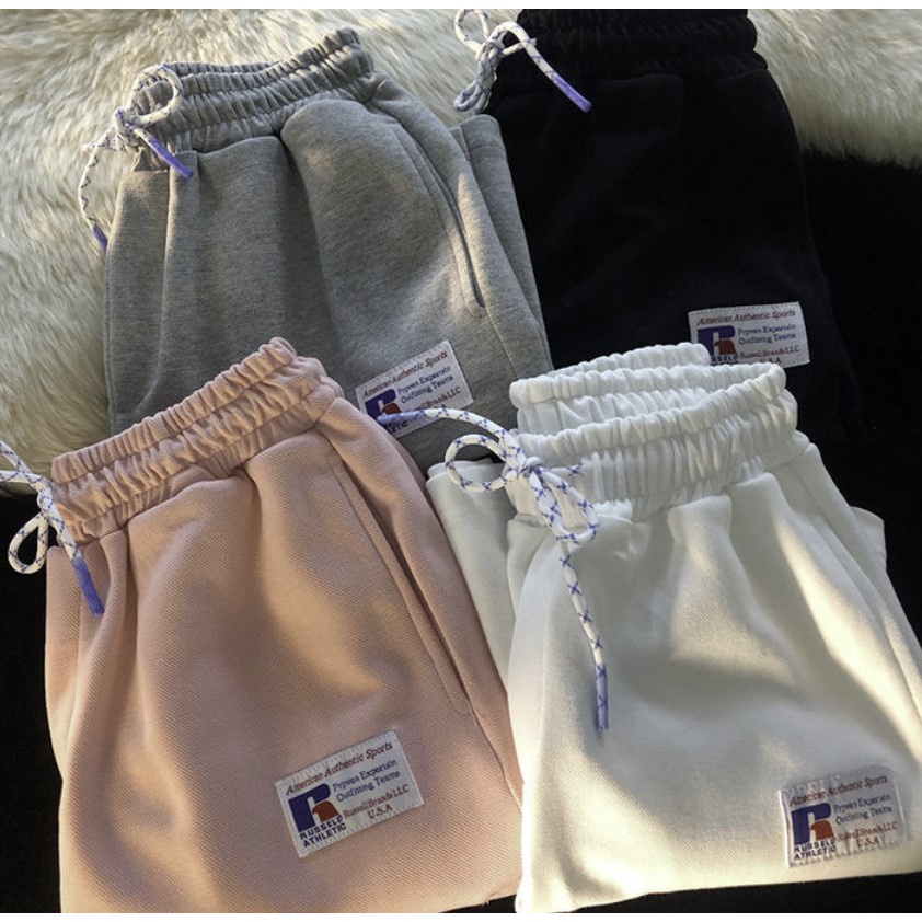 Quần đùi Unisex mùa hè kiểu dáng Basic eo chun phong cách thể thao năng động | BigBuy360 - bigbuy360.vn