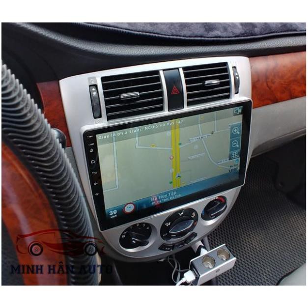 Màn hình cho xe LACETTI 2007-2011 nghe nhạc, xem phim, bản đồ, camera lùi, Camera hành trình android