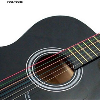 Set 6 dây đàn guitar nhiều màu sắc