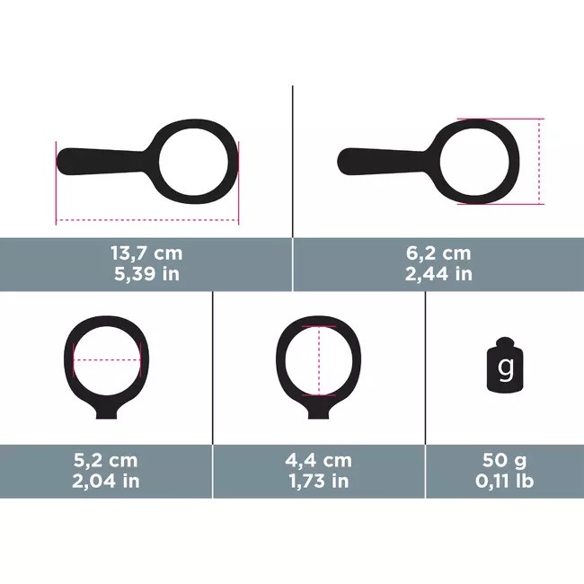 Kính lúp cho trẻ em có độ phóng đại x3  - Cam MIRILIK DECA