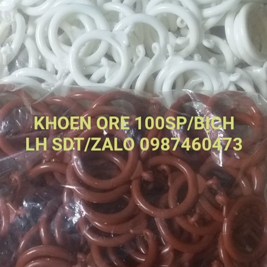 Khoen ore nhựa treo rèm xếp ly cao cấp
