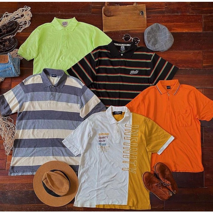 Áo Polo Nam Cổ Bẻ, Áo Thun Polo Nam 2Hand Chất Vải Cotton Cao Cấp Secondhand Hàng Tuyển Mẫu 3