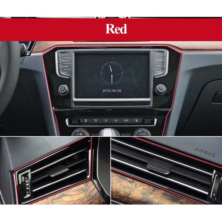 Cuộn Dây Dán Viền Cửa Xe Hơi 5M DIY Có Thể Tháo Rời Tiện Dụng