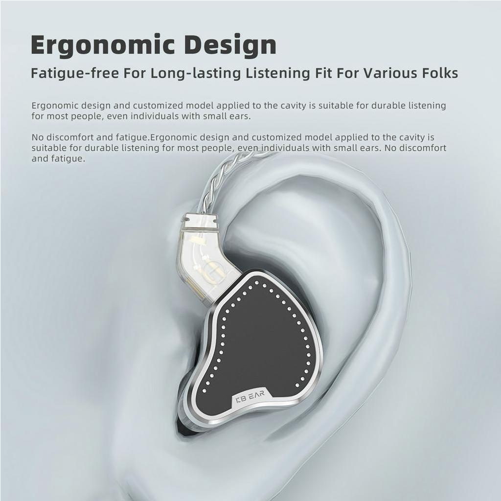 FAAEAL KBEAR Earphone In-Ear Metal Headset 2BA+1DD Driver IEM Monitor