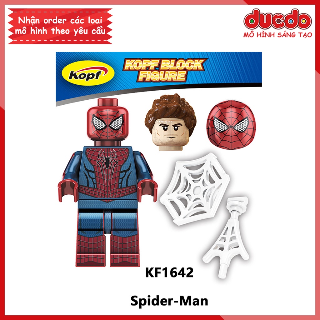 Minifigures nhân vật Spider Man Green Goblin - Đồ chơi Lắp ghép Xếp hình Mini Iron Man Mô hình Koruit KF6153