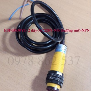 Cảm biến vật cản hồng ngoại E3F-DS30Y1- 2 dây-AC220v-NO-NPN