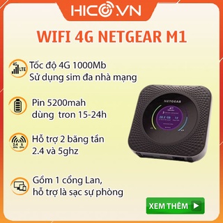 Netgear Nighthawk M1 M2 MR2100 Tốc Độ 2GB/s - Thương Hiệu Mỹ Cao Cấp Hỗ trợ 2 băng tần 5Ghz & 2Ghz