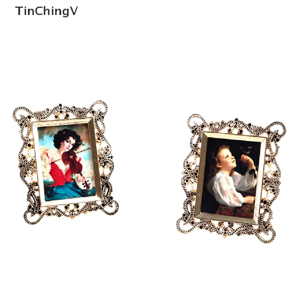 Khung Ảnh Treo Tường Trang Trí Nhà Búp Bê Tỉ Lệ 1: 12